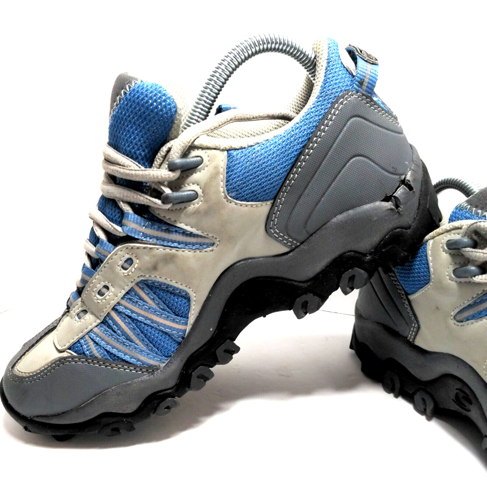 Cannondale‎ Women CS Mountain Biking Cycling Racing Shoes Size 8 Gray Blue